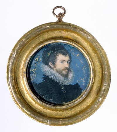 Self Portrait, 1577 by Nicholas Hilliard