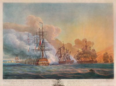 Battle of the Nile by Nicholas Pocock
