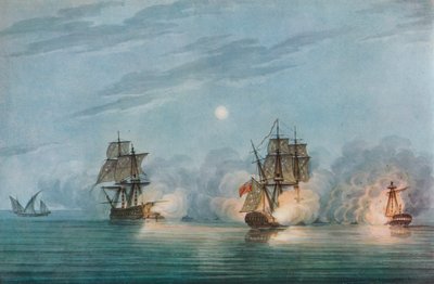 Capture of the Badere-I-Zaffér by Nicholas Pocock