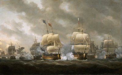 The Battle of Quiberon Bay, 20 November 1759 by Nicholas Pocock
