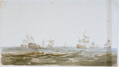 The Battle of the Glorious First of June by Nicholas Pocock