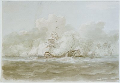 The Battle of the Glorious First of June by Nicholas Pocock
