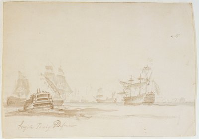 The Battle of the Glorious First of June by Nicholas Pocock