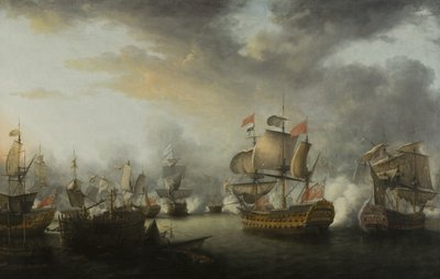 The Close of the Battle of the Saints by Nicholas Pocock