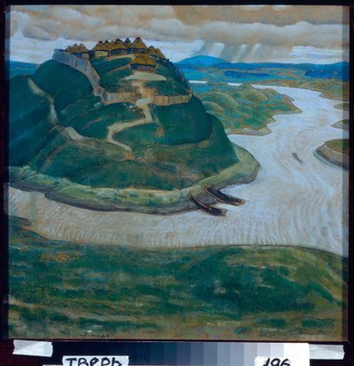 Ancient Fortified Slavic Camp by Nicholas Roerich