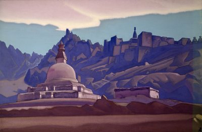 Burial Mound, Ladakh by Nicholas Roerich