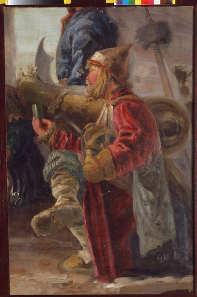 Russian Gunner During the Time of Troubles by Nicholas Roerich