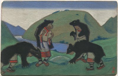 Elders in Bearskins, Décor and Costume Design for Stravinsky