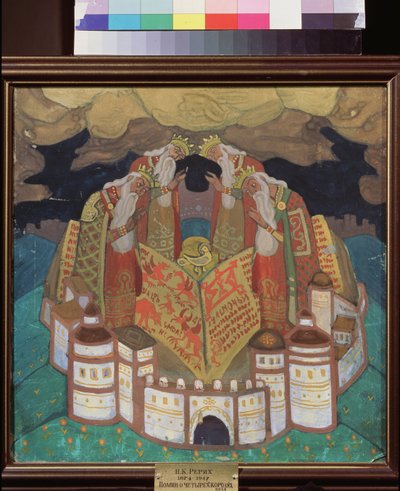 In Memory of Four Kings by Nicholas Roerich