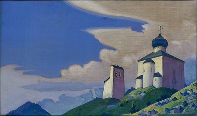 Hermitage of St. Sergius, 1933 by Nicholas Roerich