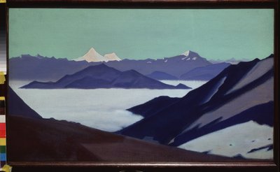The Himalayas. Fog in the Mountains by Nicholas Roerich