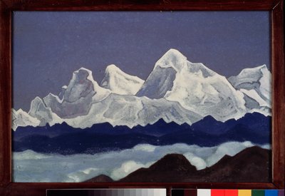 Mount Everest (Chomolungma) in the Himalayas by Nicholas Roerich