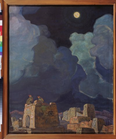 Macheski (Belarus). The People of the Moon by Nicholas Roerich