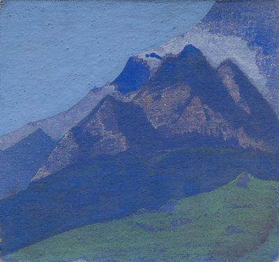 Mountain study by Nicholas Roerich