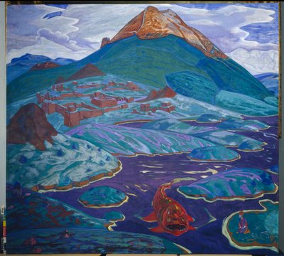 Fantastic Landscape by Nicholas Roerich