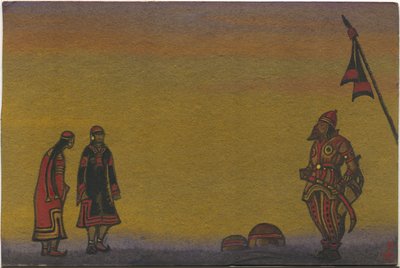 Polovtsians, Polovtsian and Maidens, Costume Design for 