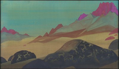 Rocks of Ladakh, 1932 by Nicholas Roerich