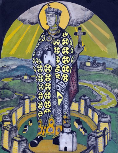 Saint Olga, Princess of Kiev by Nicholas Roerich