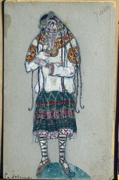 The Young Girl, Costume Design for Igor Stravinsky