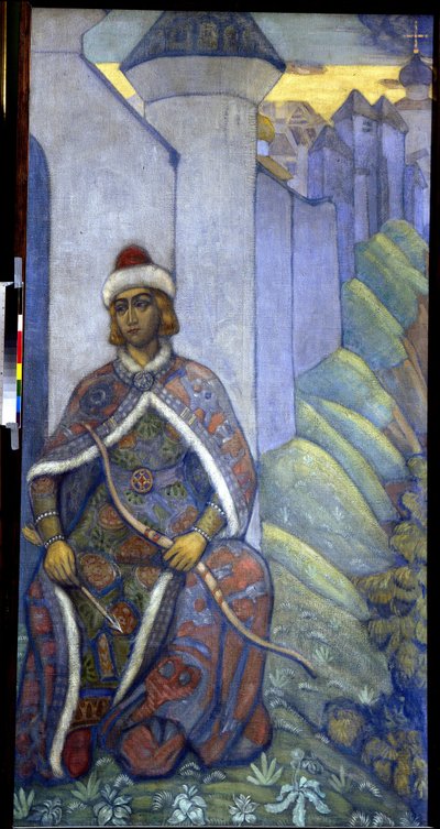 A Knight by Nicholas Roerich by Nicholas Roerich