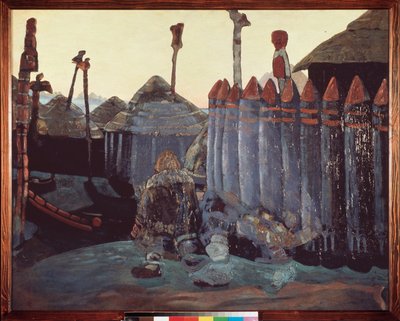 A Pagan Mound by Nicholas Roerich