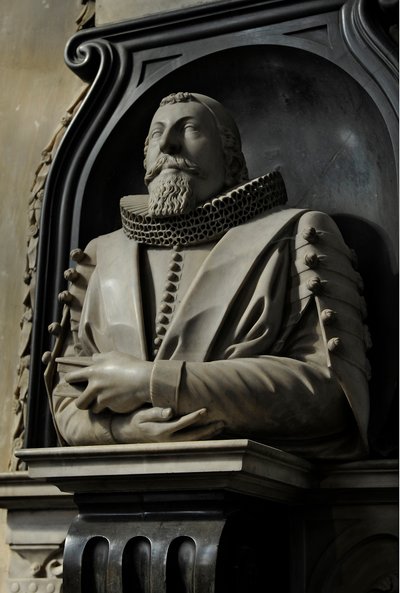 Memorial to Hugo Barker by Nicholas Stone