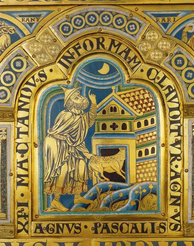 Agnus Pascalis, the symbolic Easter Lamb by Nicholas of Verdun