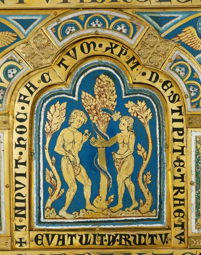Eve Hands Adam the Apple by Nicholas of Verdun