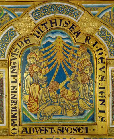 Pentecost from the Verdun Altar by Nicholas of Verdun