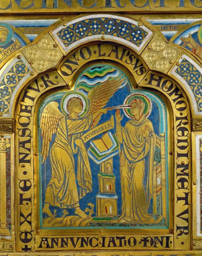 The Annunciation, from the Verdun Altar by Nicholas of Verdun