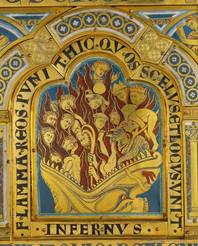 The Damned in Hell, from the Verdun Altar by Nicholas of Verdun