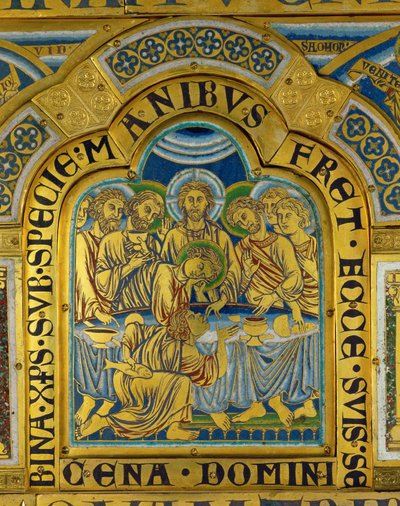The Last Supper from the Verdun Altar by Nicholas of Verdun