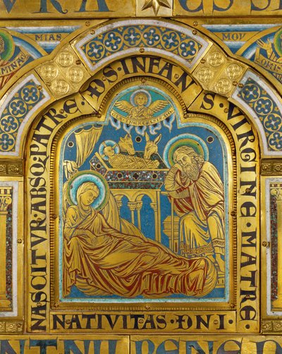 The Nativity from the Verdun Altar by Nicholas of Verdun