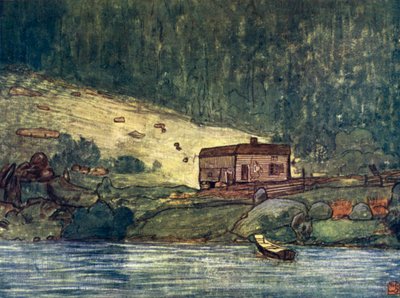 Norway: A Little Farm on the Riverside at Gjora by Nico Jungman