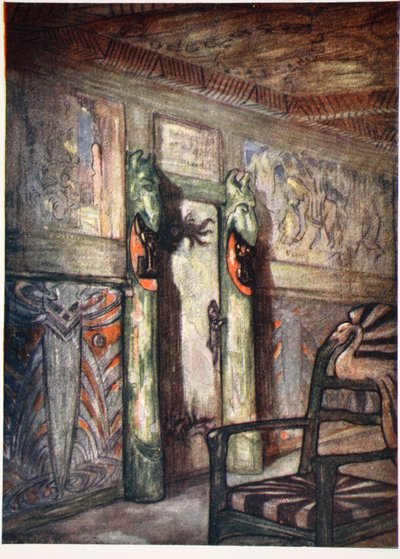 Room by Munthe at Holmencollen, 1905 by Nico Jungman