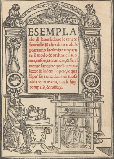 Esemplario di lavori, August 1529 by Nicolò Zoppino