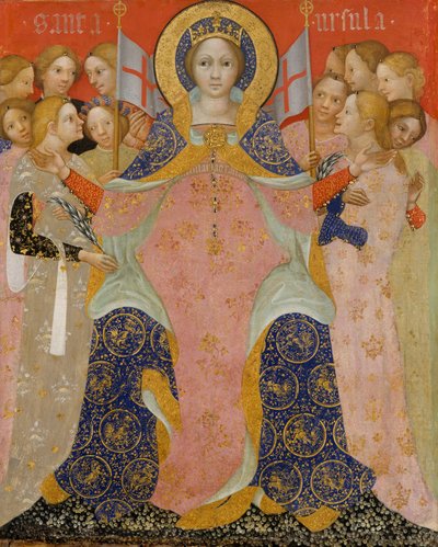 Saint Ursula and Her Maidens, c.1410 by Nicolò di Pietro