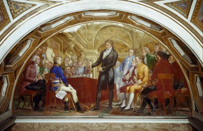 Alessandro Volta Presented in 1801 to Consul Napoleon Bonaparte the Results of His Experiments Which Enabled Him to Invent the Electric Battery by Nicola Cianfanelli