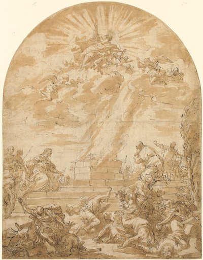 The Sacrifice of Elijah before King Ahab by Nicola Malinconico