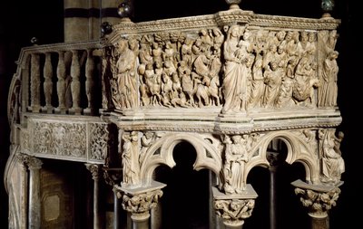 Glimpse of Pulpit by Nicola Pisano
