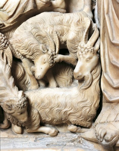 Pulpit with the Nativity Scene, Siena Cathedral, Tuscany by Nicola Pisano