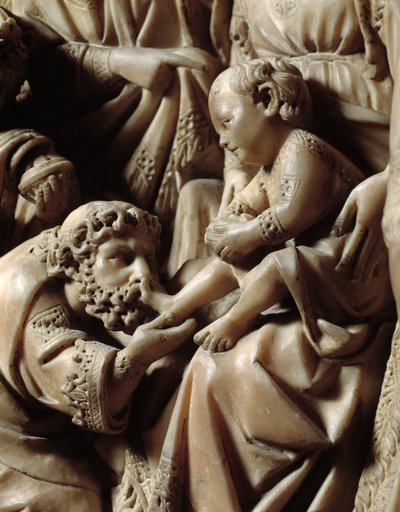 The Travel and Adoration of the Magi (detail) by Nicola Pisano