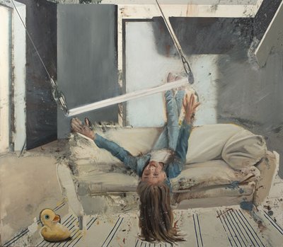 Girl with a Trapeze by Nicola Pucci