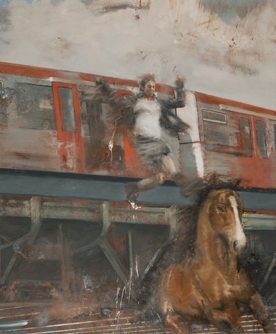 Jump from the train by Nicola Pucci