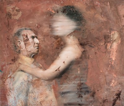 Woman moving with man by Nicola Pucci