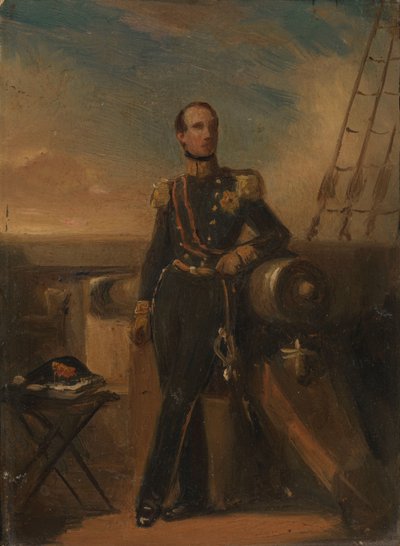 Portrait of Hendrik, Prince of the Netherlands by Nicolaas Pieneman