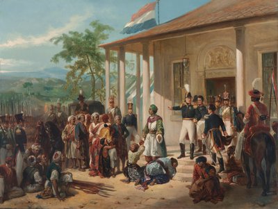 The Submission of Prince Dipo Negoro to General De Kock by Nicolaas Pieneman