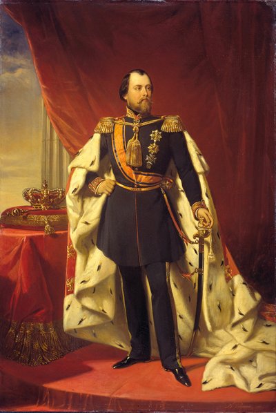 William III, King of the Netherlands by Nicolaas Pieneman