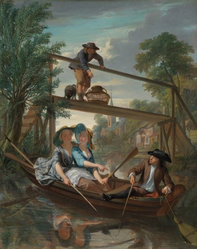 The Anglers by Nicolaas Verkolje