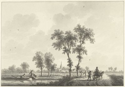 The Village of Spijk in Gelderland by Nicolaas Wicart